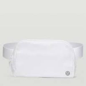 White Lululemon Belt Bag